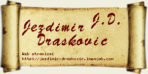 Jezdimir Drašković vizit kartica